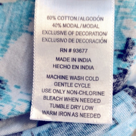 SZ M NWOT A.N.A. TOP SLEEVELESS AND SCOOP NECK NICE COLORS - Picture 5 of 5